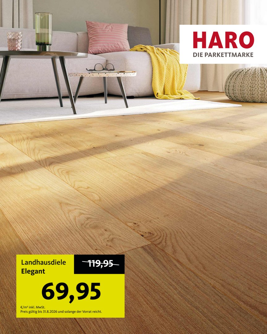 Landhausdiele 180 4V Eiche Elegant strukturiert